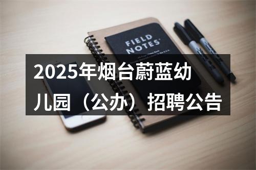 2025年烟台蔚蓝幼儿园（公办）招聘公告 图片